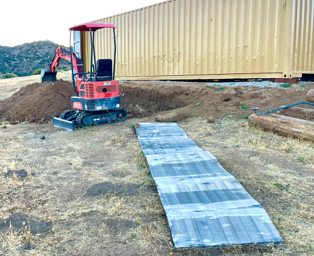 Coil ready to be buried