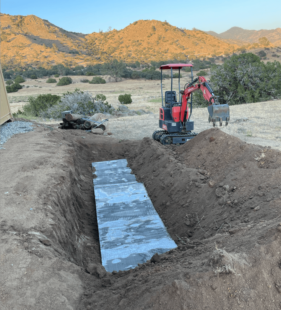 Coil in the trench