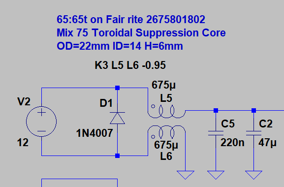 Power supply section detail